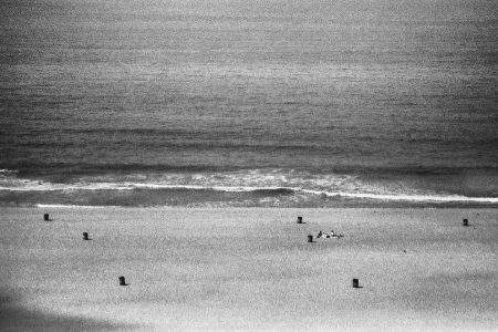 Pic-nique en famille sur la plage, alone in LA